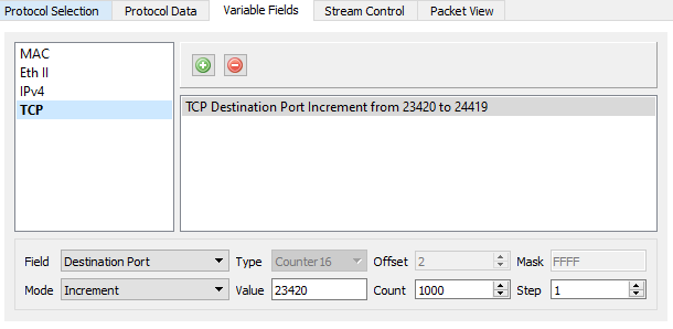 Vary TCP destination port for SYN-ACK packet to scale TCP connections