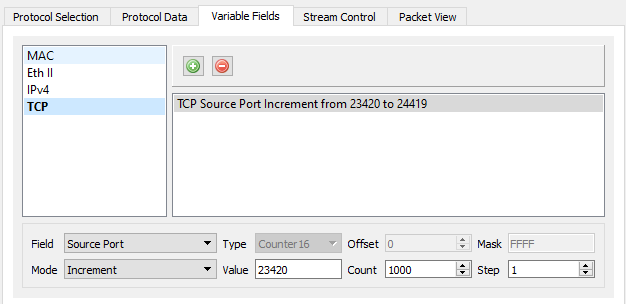 Vary TCP source port in SYN-ACK and ACK to scale TCP connections