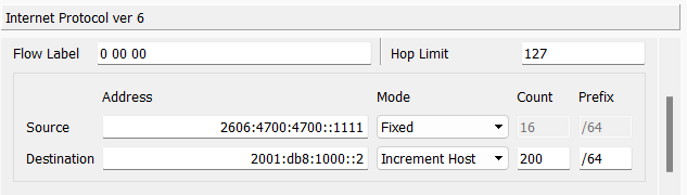 Vary IPv6 destination for DNAT flows