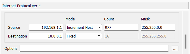 Vary Source IP using IP config