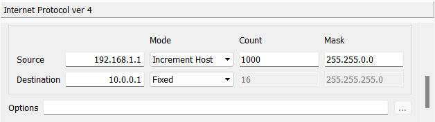 Vary source IP using IP config