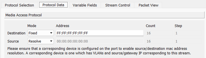 Broadcast Storm Mac Settings