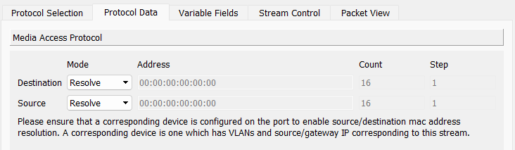 Multicast Storm Mac Settings