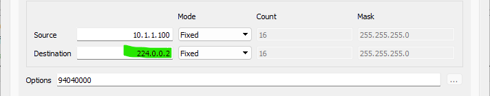 IP destination for IGMPv2 Leave