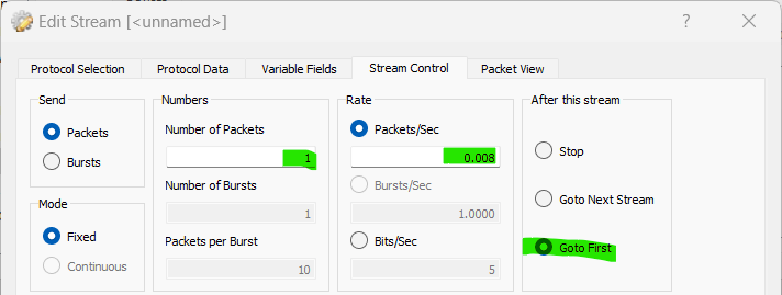 IGMP query rate