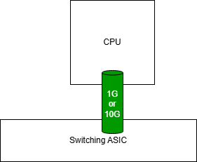 Switch ASIC-CPU link