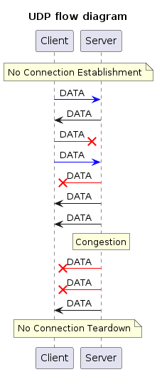 UDP Flow diagram