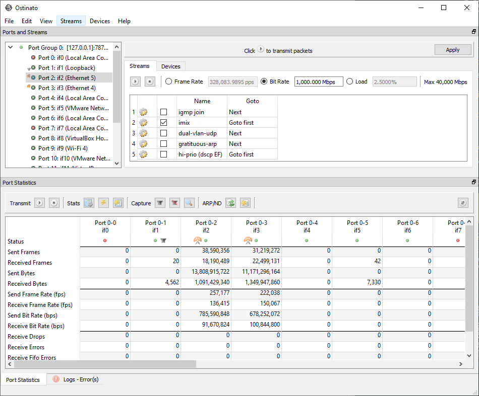 multicast traffic generator windows 10